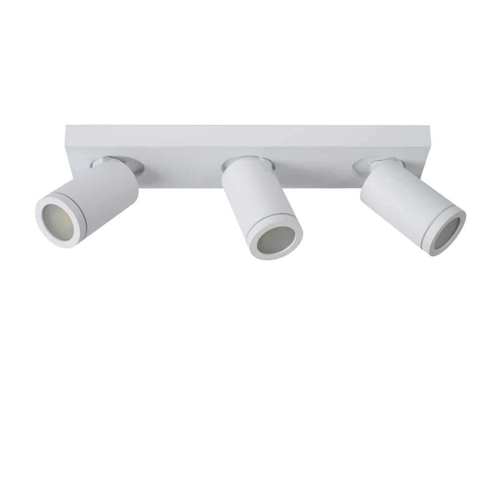 Lucide PlafondspotTaylor IP44 3-lichts wit - 09930/15/31